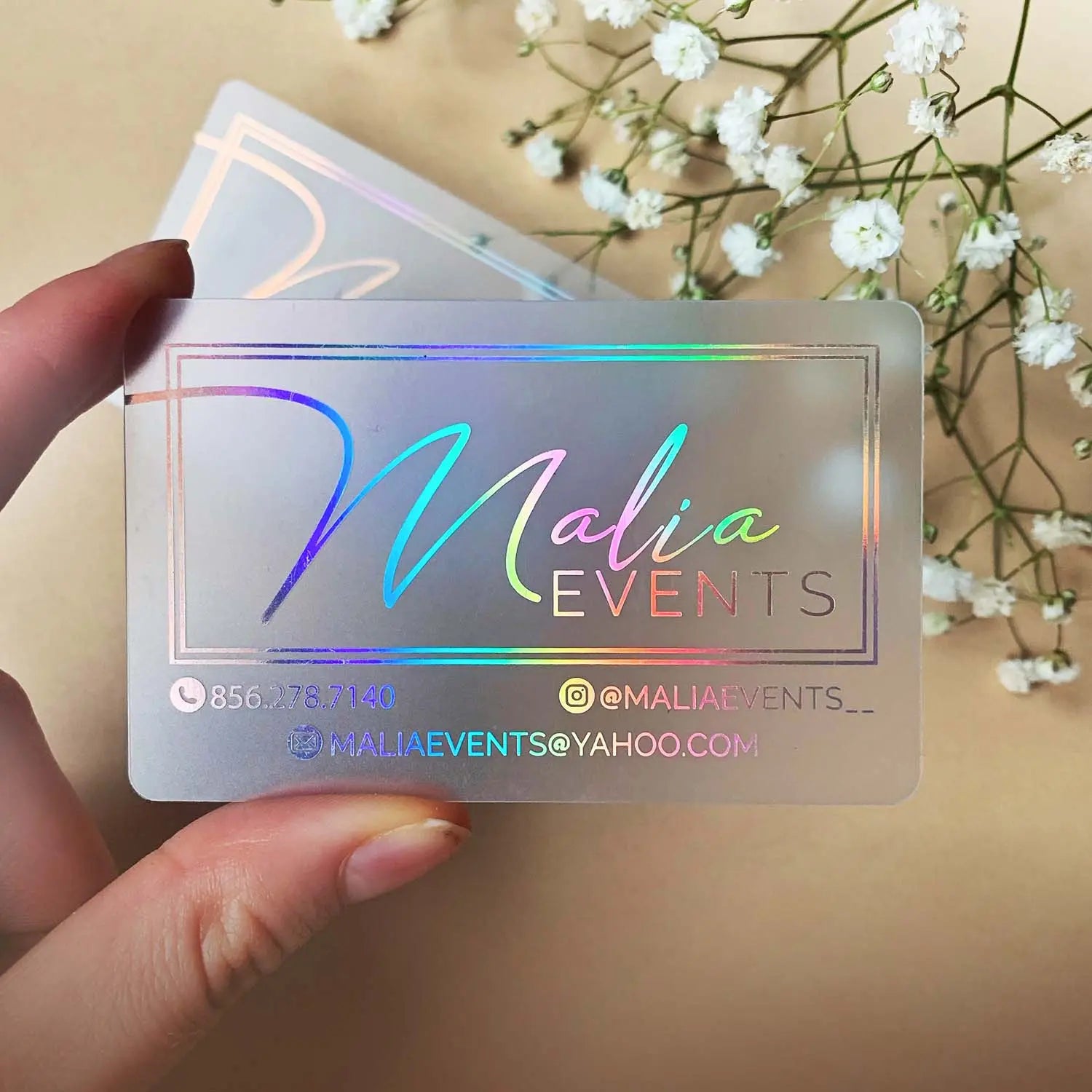 Clear Business Cards