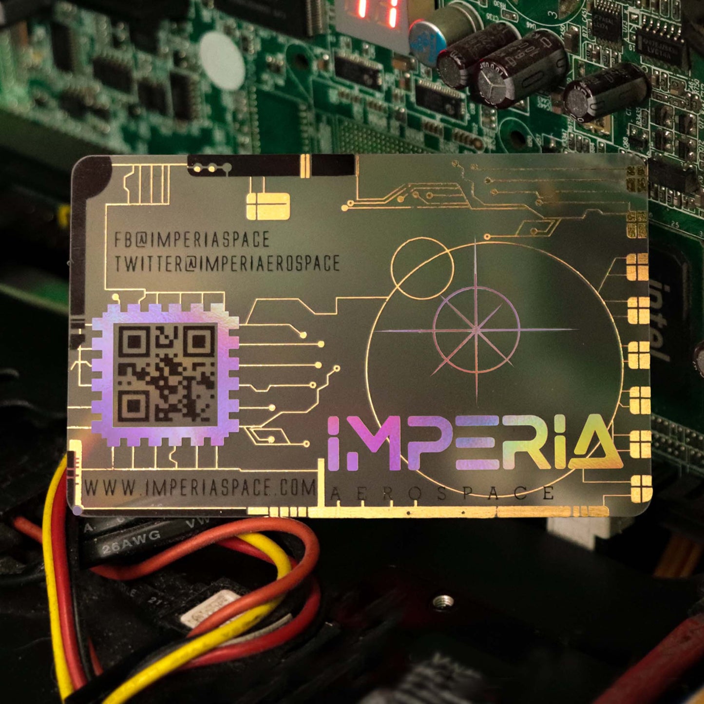 Translucent plastic business card with QR code for modern networking. Stand out with innovative design.