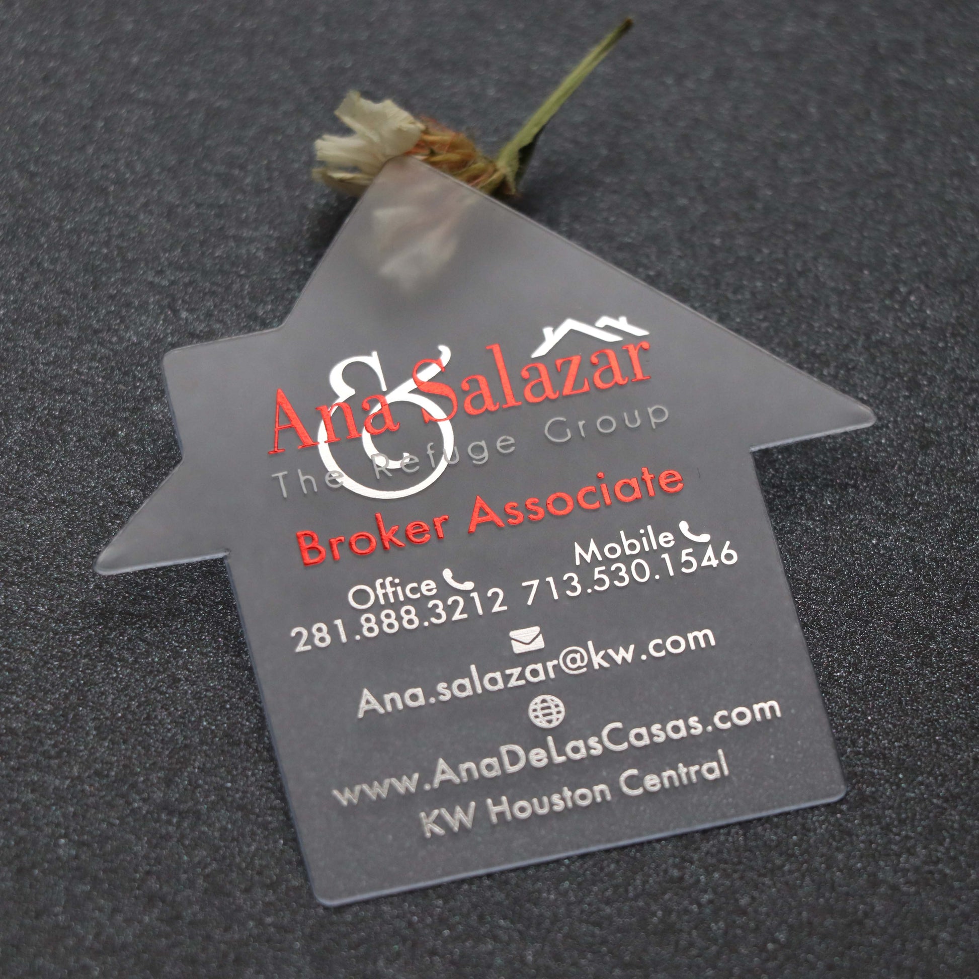 House Custom Shaped Business Cards | Real estate business cards BcardsCreation