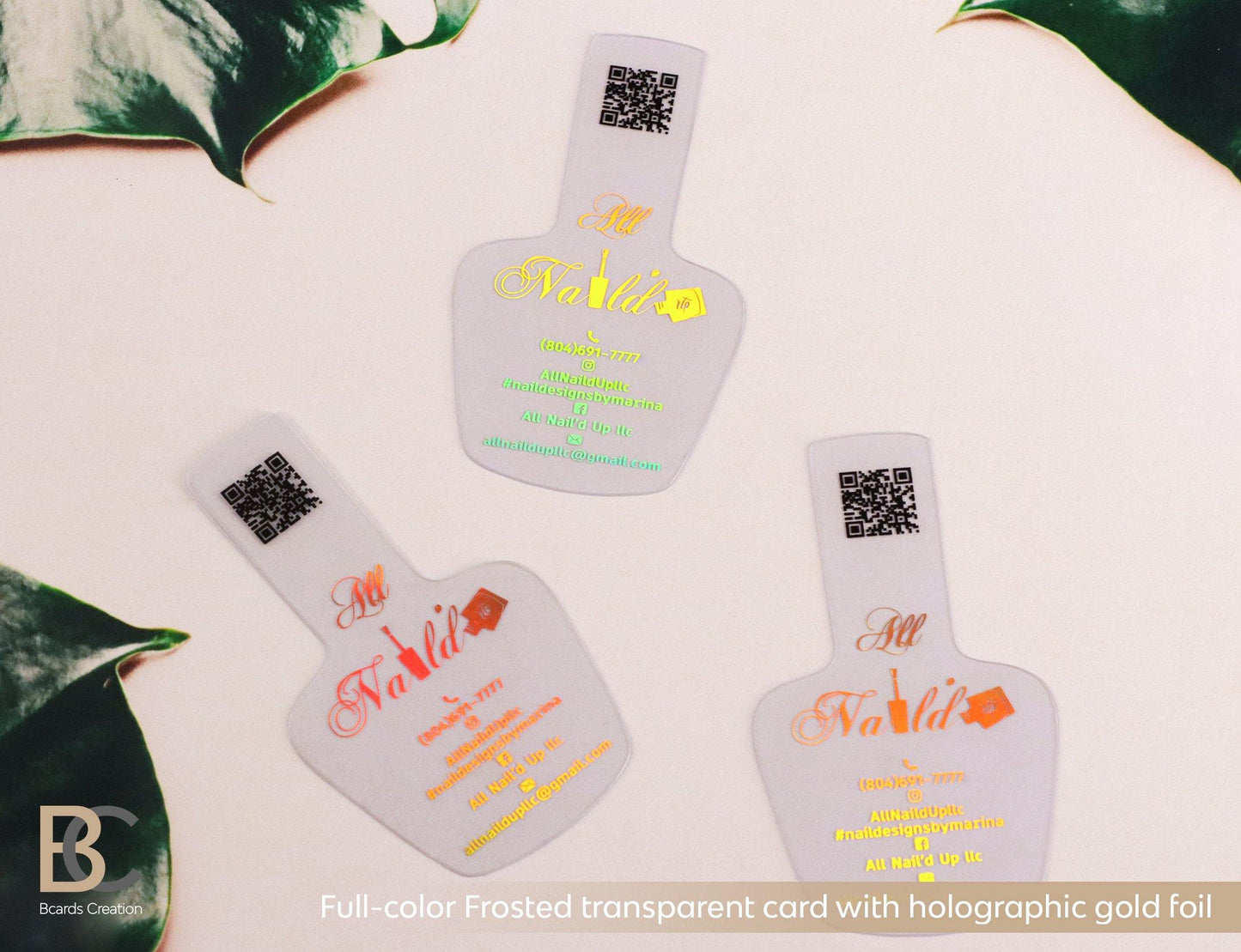 Custom Shape Mate Plastic Business Cards | Different Foil Colors | Full Color Printing Custom Shape Mate Plastic Business Cards | Different Foil Colors | Full Color Printing Business_cards, Clear-plastic, custom_shape, Frosted_Card, Plastic_Cards, transparent BCardsCreation