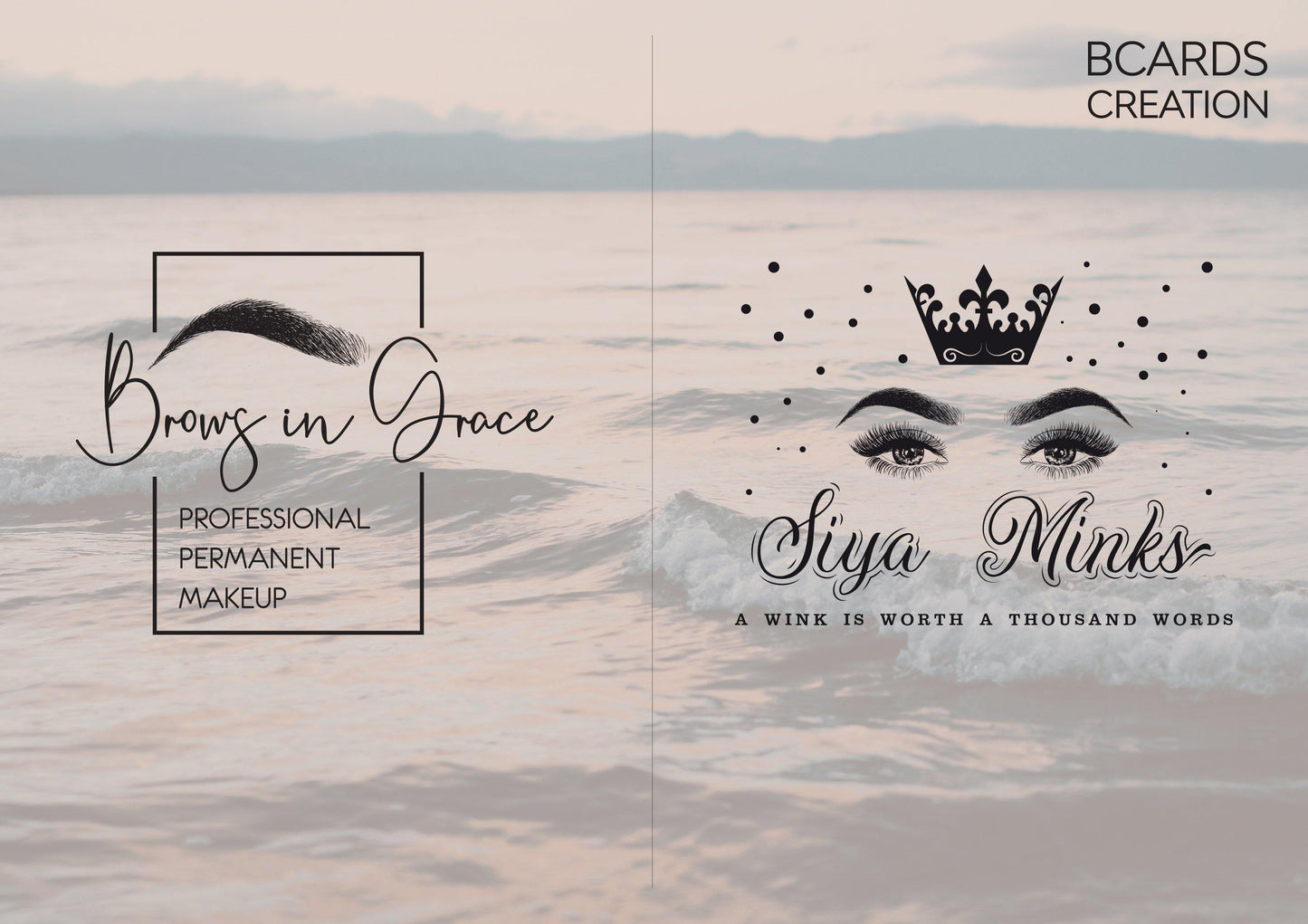 Custom LOGO DESIGN | For Photographer, Event Planner, Beauty artist, Lashmaker, Jewelry, Shop | Minimalizm | Simple | Unique | Personal OOAK - BcardsCreation