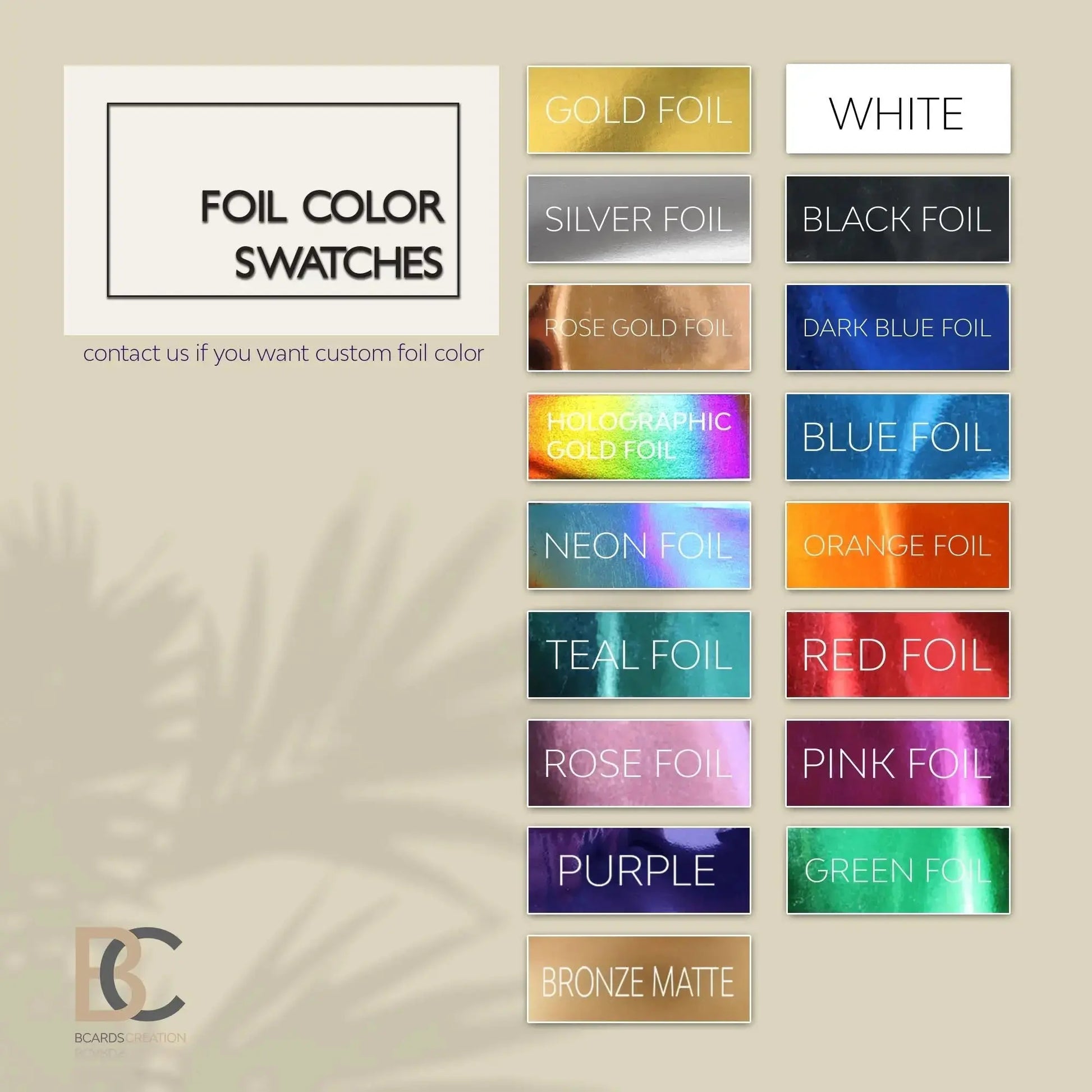1" Custom Stickers, up to 1 inch wide, Transparent or White Stickers, Foiled Stickers BcardsCreation