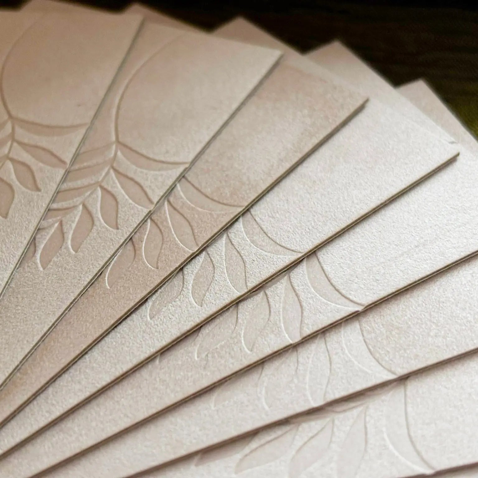 Aura Luxury Velvet Business Cards with Foil Debossing & Custom QR Code BcardsCreation