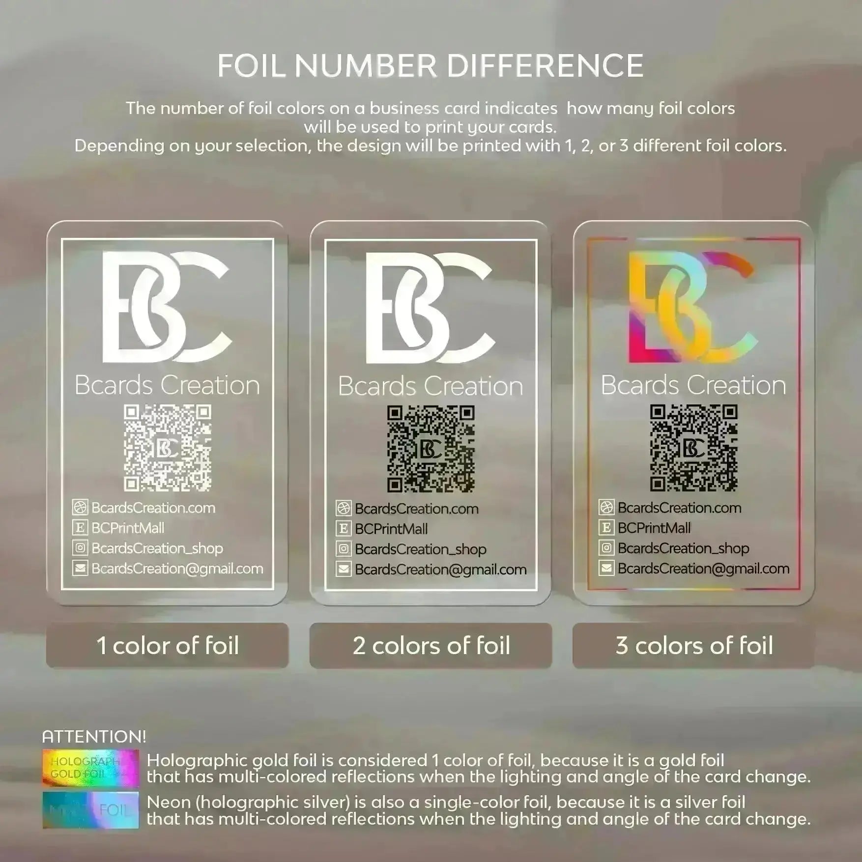 Translucent business cards | Plastic business cards with qr code