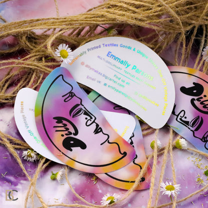 White PVC Business Cards — Custom Cut, Full Color & Metallic Foil Options BcardsCreation