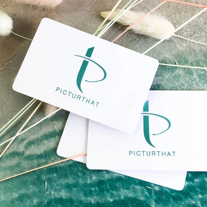 White Matte Plastic Business Cards | Holographic, Gold, Silver Foil Stamping BcardsCreation