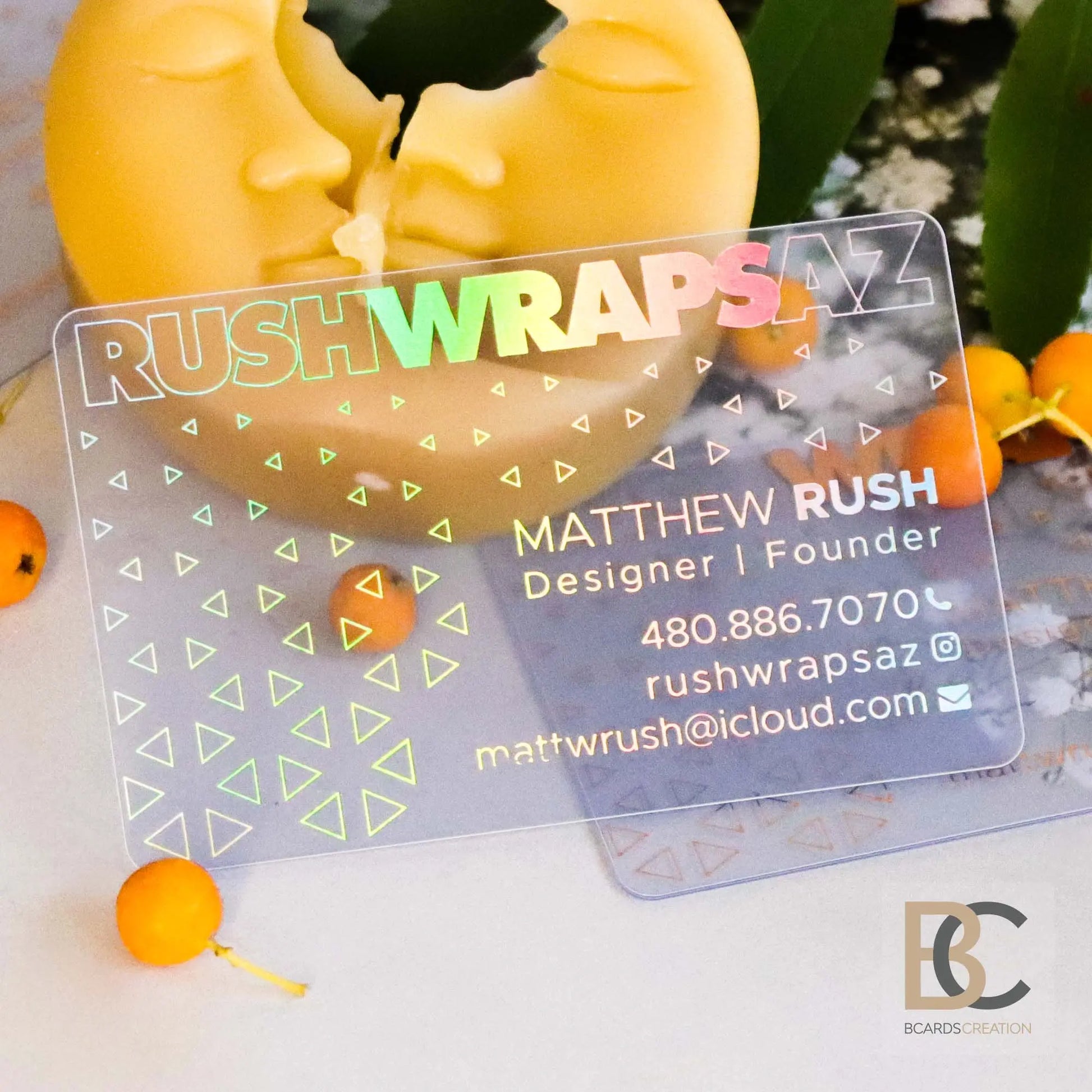 holographic business card paper Holographic Business Cards (100pk) main image 1