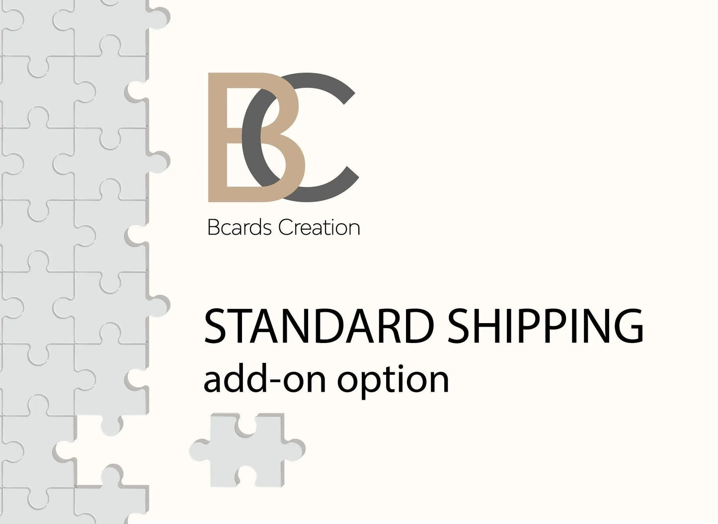 EXPRESS /STANDARD SHIPPING add-on option - BcardsCreation