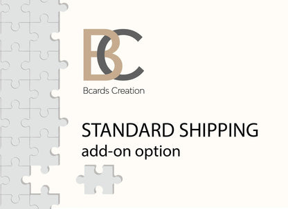 EXPRESS /STANDARD SHIPPING add-on option - BcardsCreation