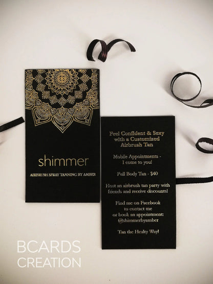 Fine paper business cards with real foil | Custom Embossed Rose Gold Foil, Calligraphy, Photographer, Event Planner, Simple Fine paper business cards with real foil | Custom Embossed Rose Gold Foil, Calligraphy, Photographer, Event Planner, Simple Business_cards, foil_stamping BcardsCreation