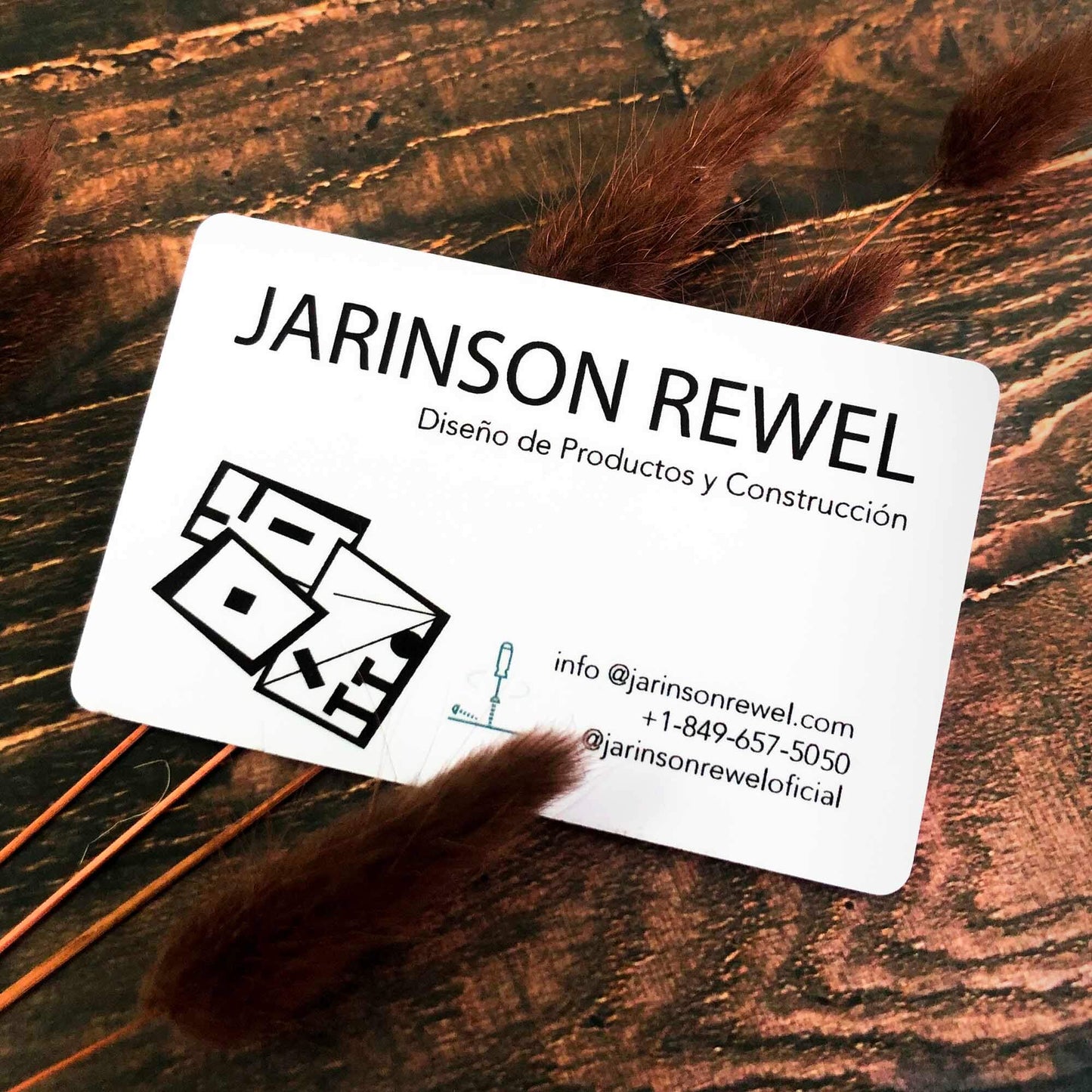Frosted Plastic Business Cards Full color double sided card
