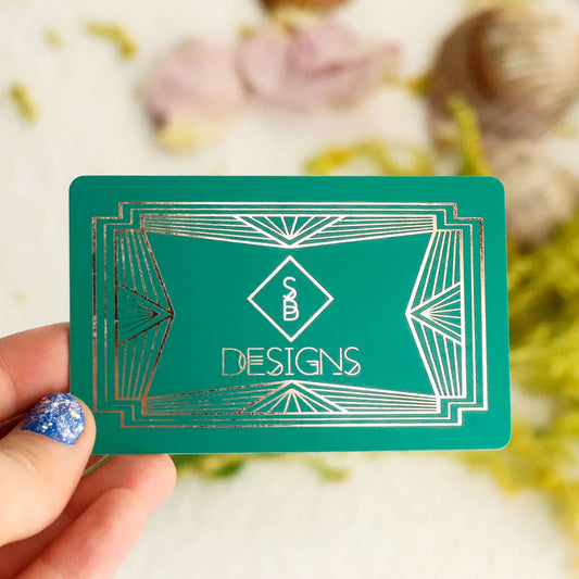 Full color Plastic Business Cards | Gold, Silver, Holographic Foil Stamping