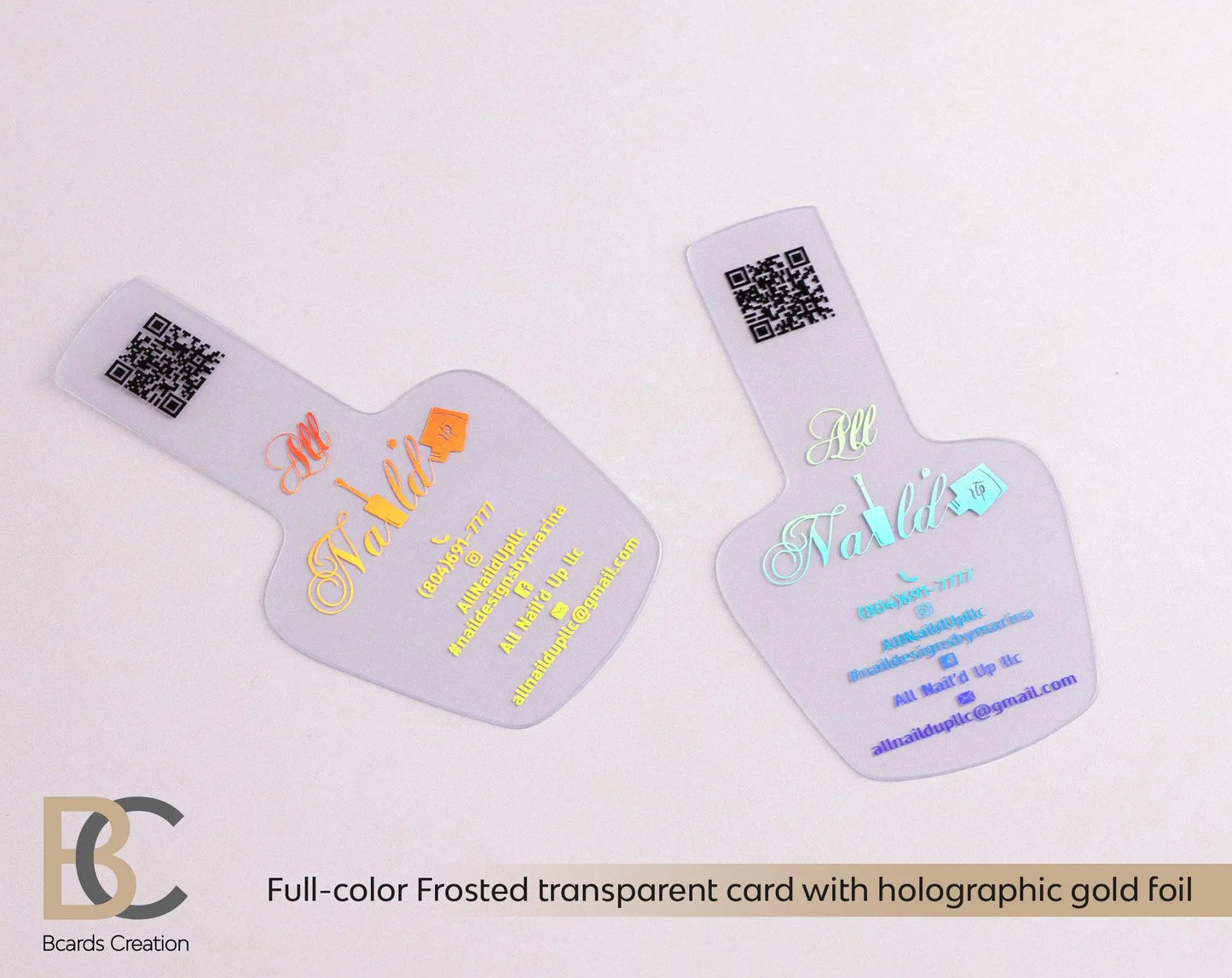 Custom Shape Mate Plastic Business Cards | Different Foil Colors | Full Color Printing Custom Shape Mate Plastic Business Cards | Different Foil Colors | Full Color Printing Business_cards, Clear-plastic, custom_shape, Frosted_Card, Plastic_Cards, transparent BCardsCreation