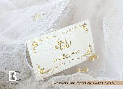 Letterpress Business Card with full color print and real foil Rose Gold Business card on Black Paper Foiled Unique Business Cards - BcardsCreation