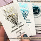 Raised foil business cards. Soft touch finish, Colored art extra hard 40 pt paper