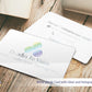Full color Glossy Plastic Business Cards | Holographic Foil Stamping