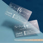 Silkscreen Printed Plastic Transparent Frosted Business Cards PVC Personalized Design Custom Business Card - BcardsCreation
